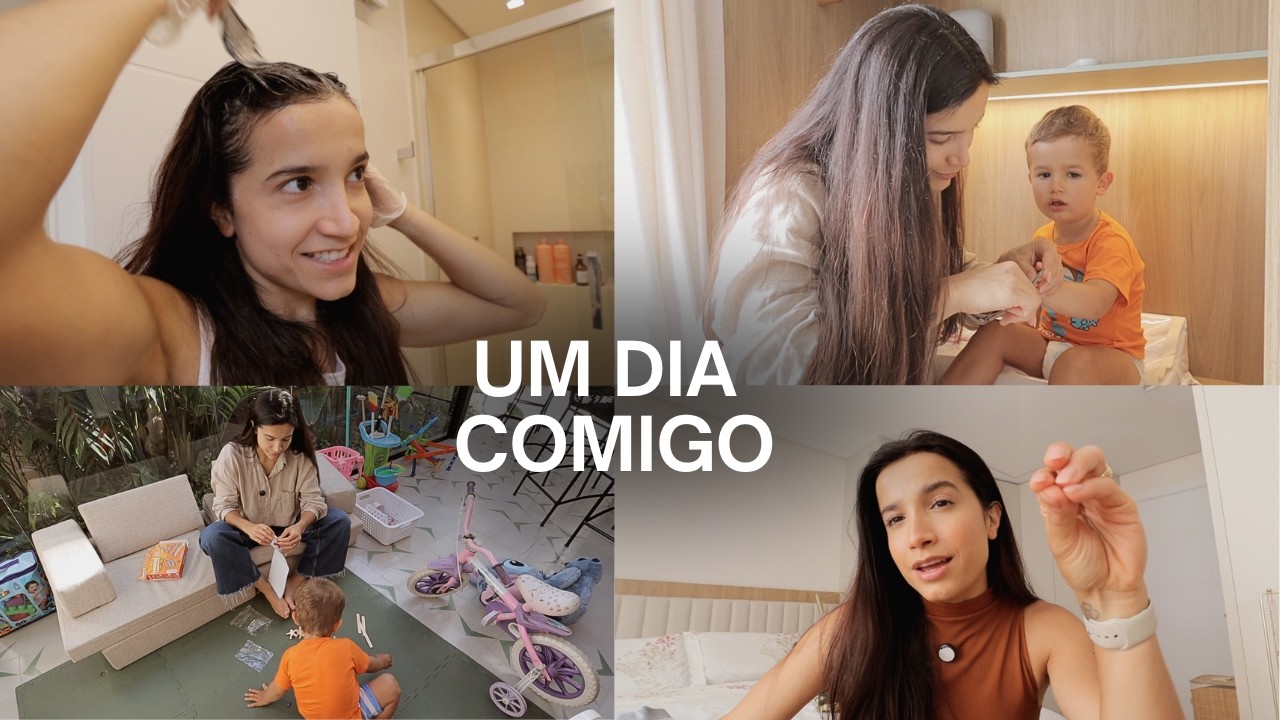 pintando o cabelo sozinha, rotina com os filhos e aprendizados da terapia