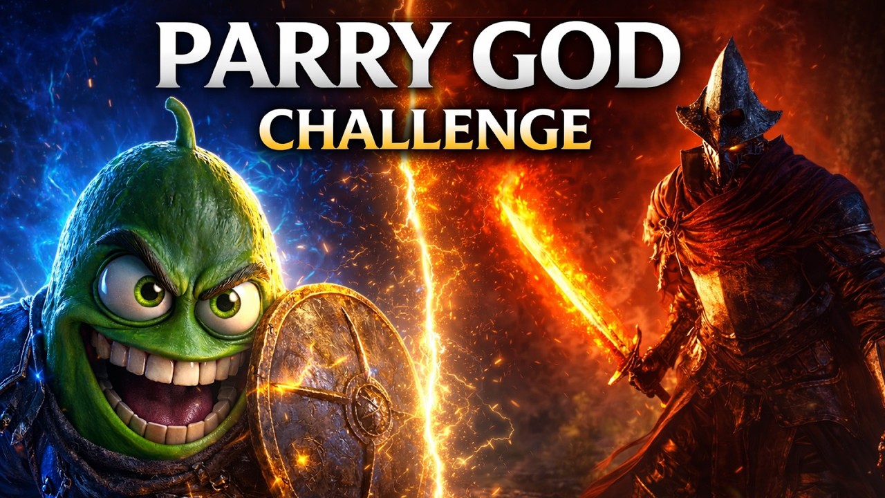 DESAFIO SÓ PARRY EM CATHEDRAL OF THE DEEP | Dark Souls 3 🥒