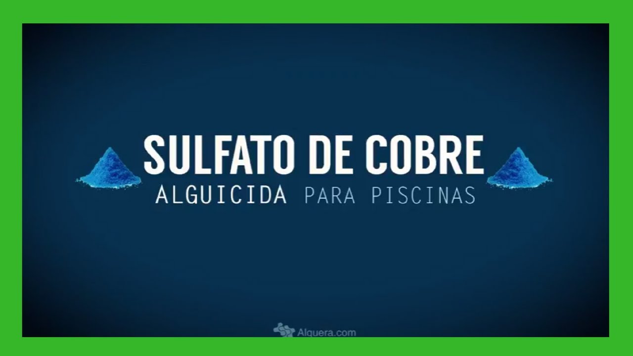 Sulfato de Cobre para Piscinas