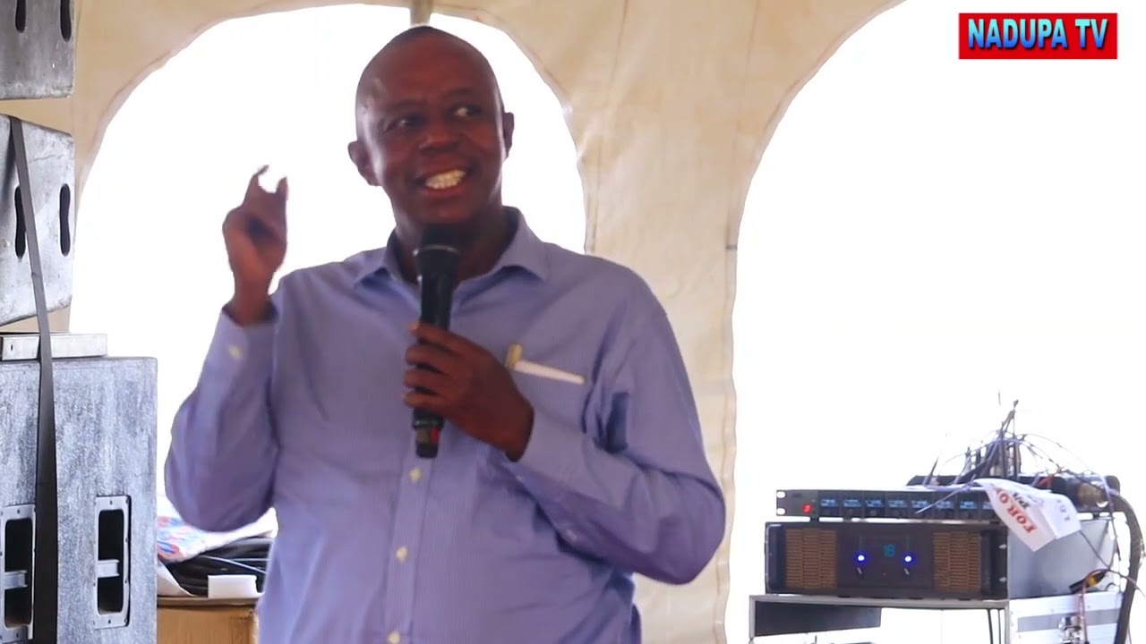 Kajiado West leaders addressing congregants during the Keekonyokie Unity Conference 2024 at Oltepesi