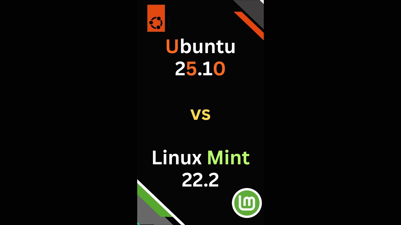 Ubuntu 25.10 против Linux Mint 22.2 &mdash; двухминутное сравнение, которое вам нужно!