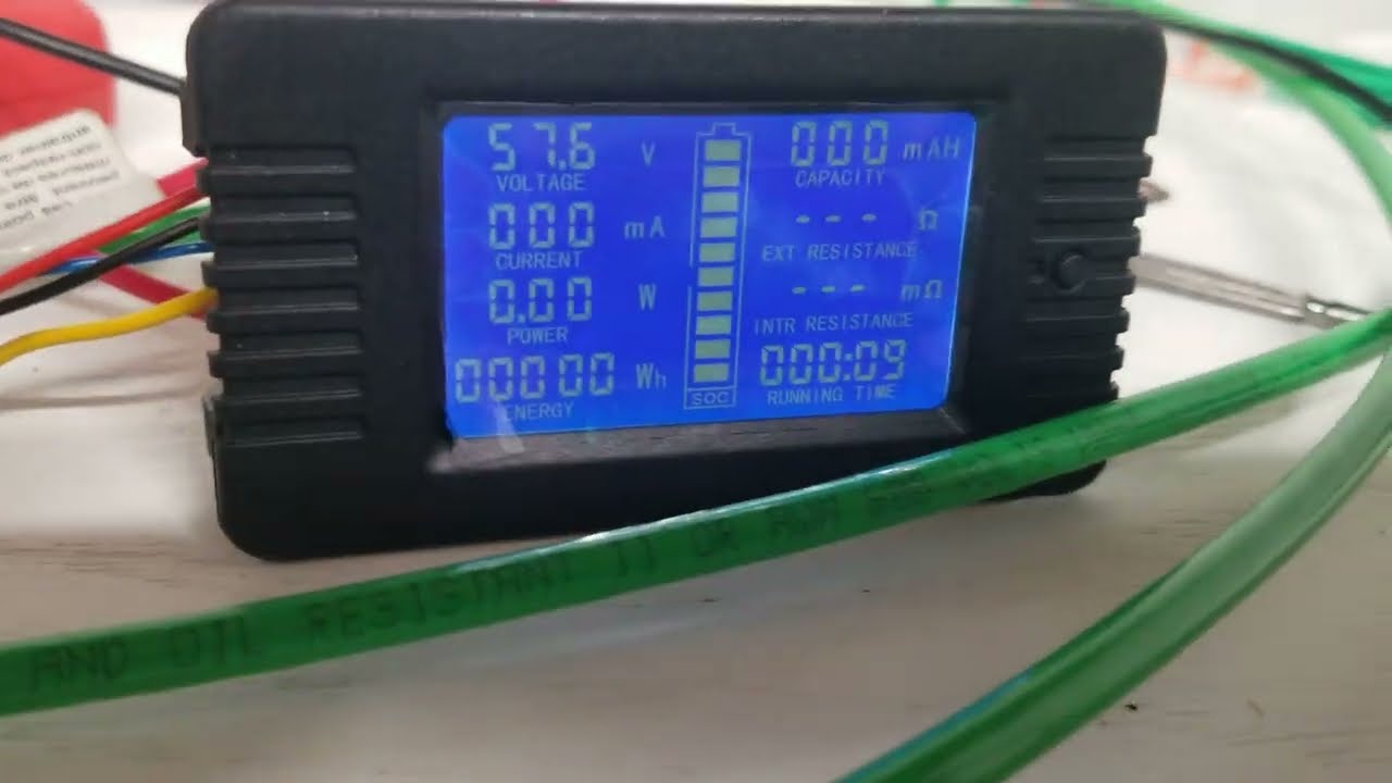 DC Multifunction Battery Monitor Meter with Shunt,0-300A, Applied to 12V/24V/48V RV/Car LCD Display