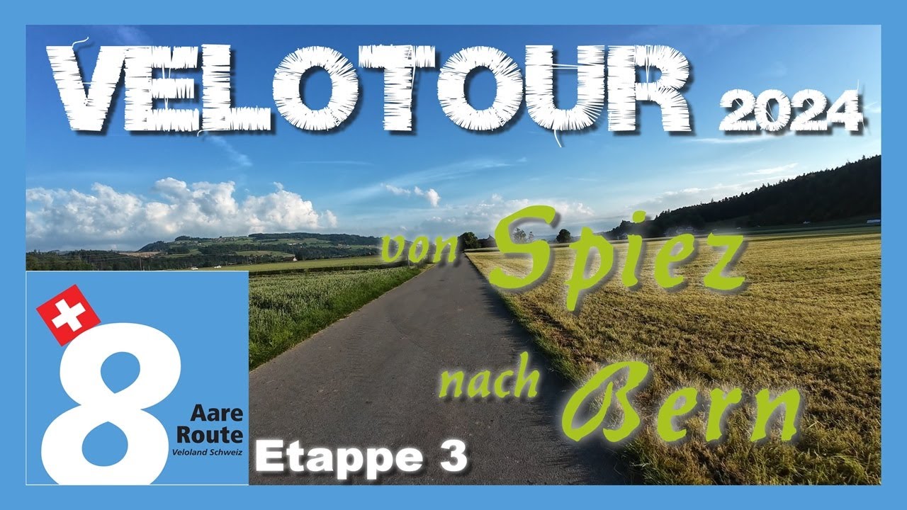 Aare Route Etappe 3 Spiez Bern #tag2 und #tag3 #fahrradtour  #schweiz