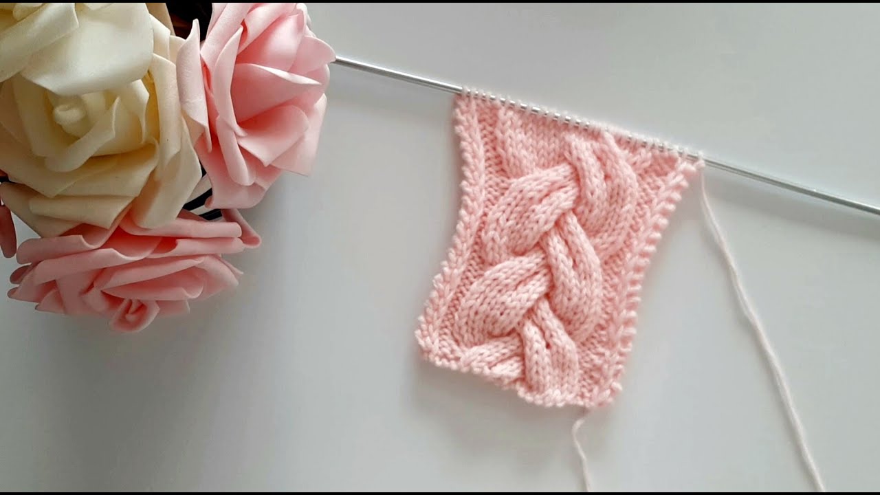 Motivo treccia n° 26/ How to knit a cable / trenza a dos agujas