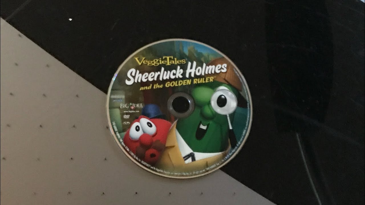 VeggieTales “sheerluck Holmes and the golden ruler” 2006 DVD menu walkthrough