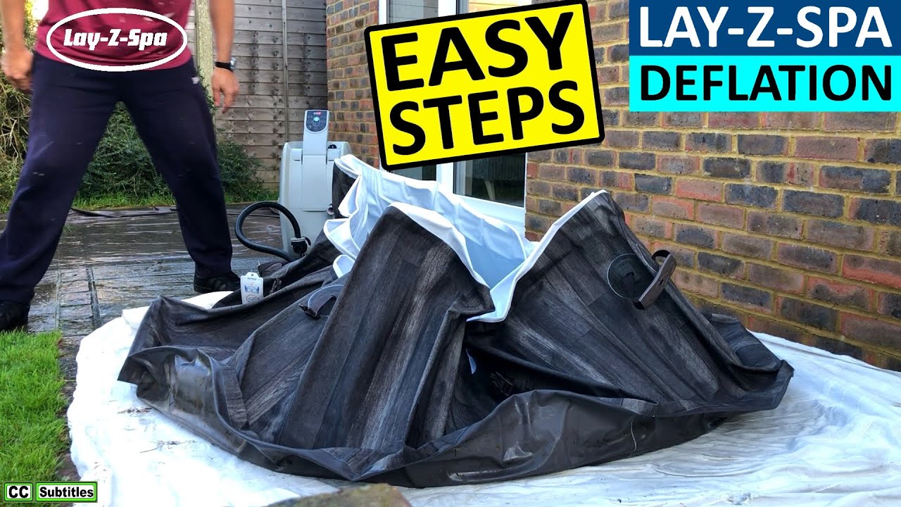 LAY-Z-SPA How to deflate LAY-Z-SPA using the Pump Unit and pack away for the Winter