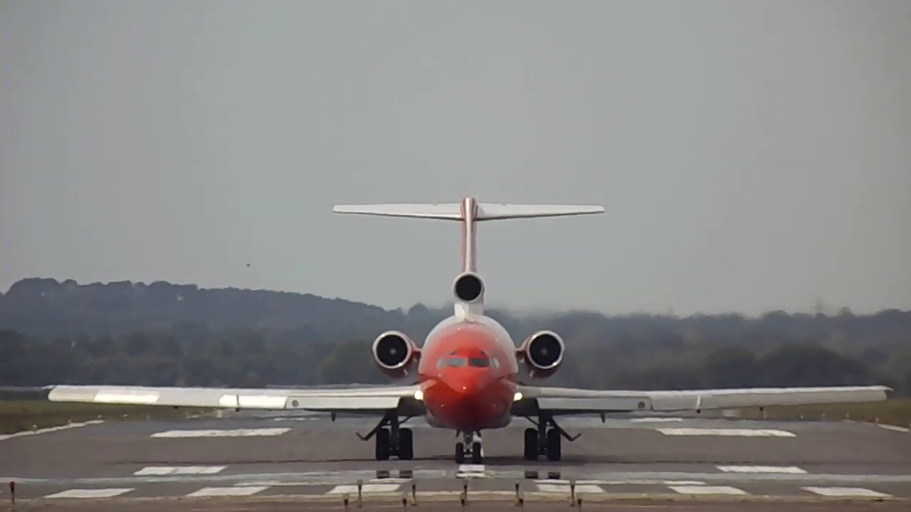 Boeing 727 Oil Spill Response G-OSRA Bournemouth airport