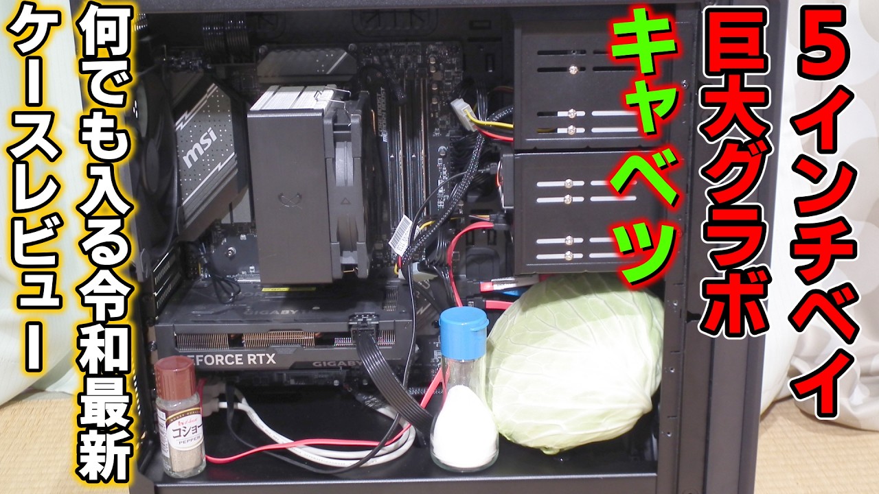 5インチベイも水冷も巨大グラボも対応！SETA D1(SST-SED1-B)レビュー