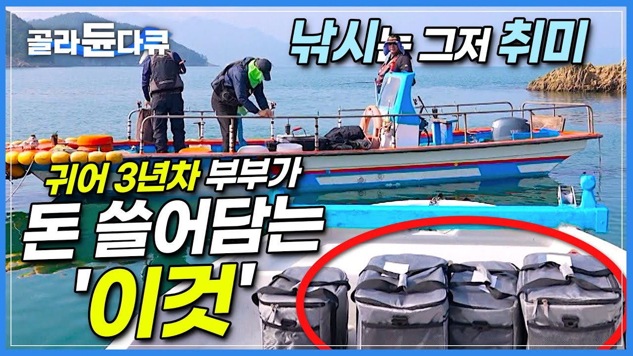 은퇴 후 노후 즐기러 바다로 떠난 귀어 3년차 부부가 떼돈 벌게 된 이유│GPS 없는 바다 낚시 어선 도시락 배달│낮에는 배달 밤에는 해루질!│고향민국│#골라듄다큐