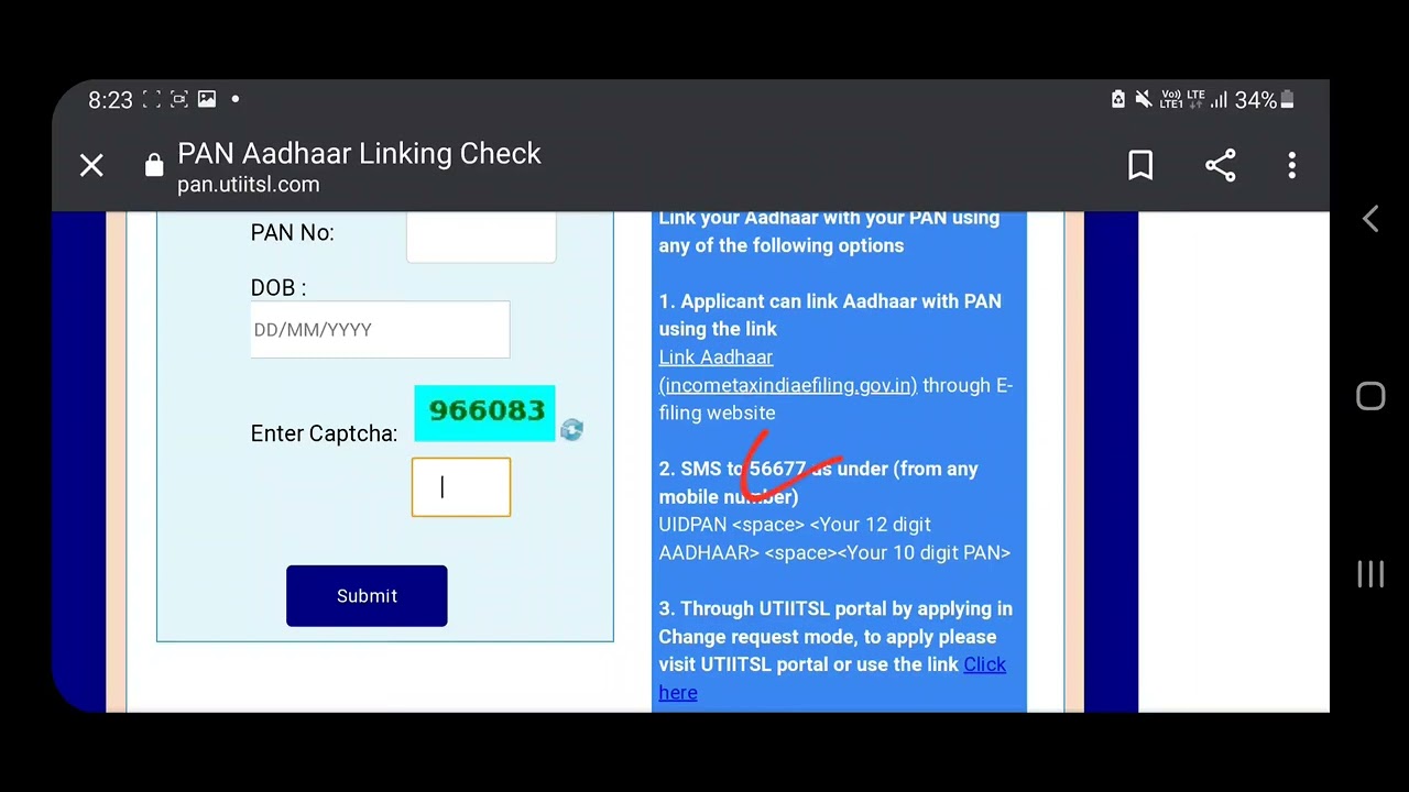How To Link Pan-Aadhar  