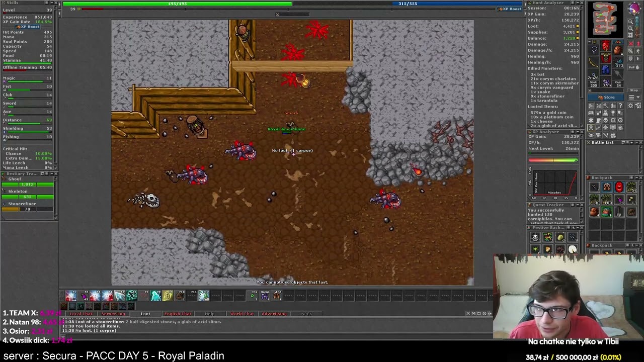 CORYMY I STONEREFINERY VENORE - NAJLEPSZY EXP NA LOW LVL NA INVISIBLE - BEST EXP LOW LVL! PL +ryjec