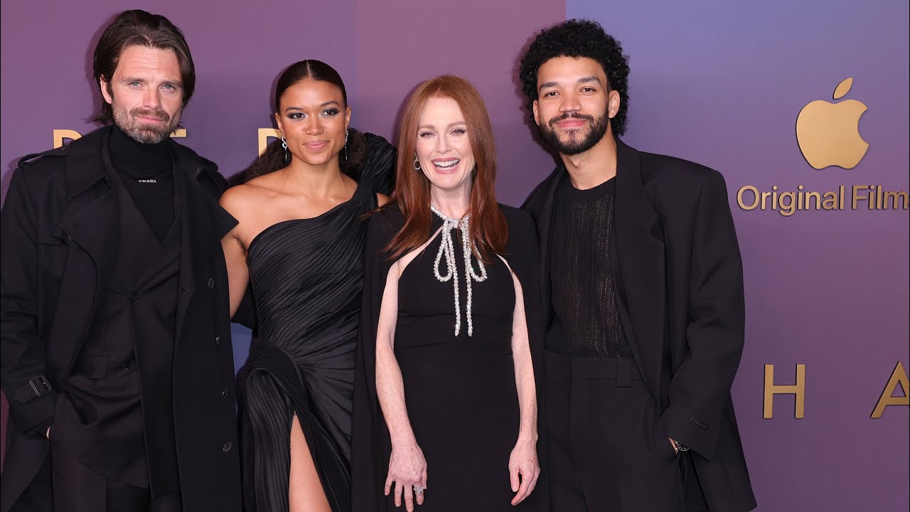 &ldquo;SHARPER&rdquo; Premiere Red Carpet with Julianne Moore, Sebastian Stan, Justice Smith tv+ Original Film