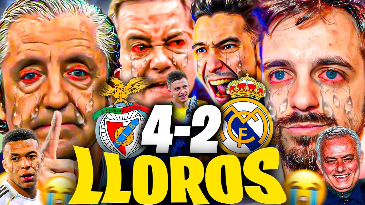 😂LOS MEJORES LLOROS MADRIDISTAS al BENFICA 4-2 REAL MADRID - DjMaRiiO, LA COBRA, JKCLife...