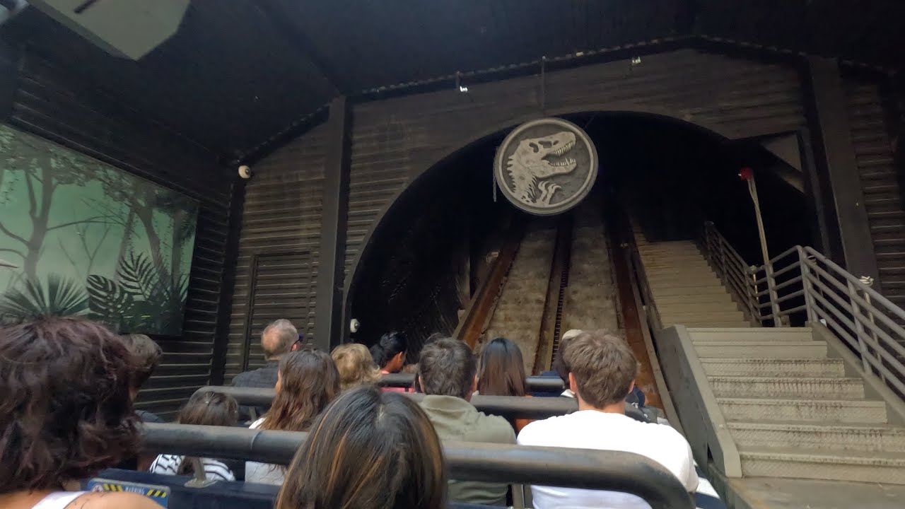 Epic POV Jurassic World Adventure at Universal Studios Hollywood!