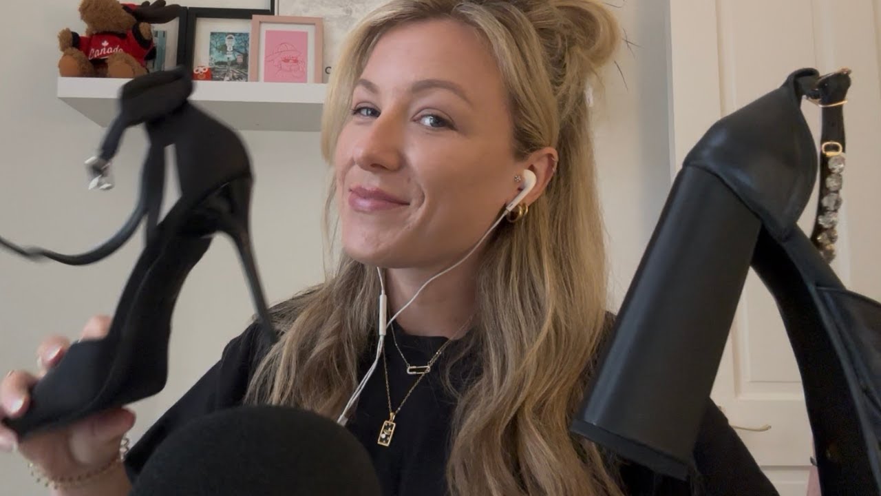 ASMR High Heels Collection! Close up whispering, tapping, etc