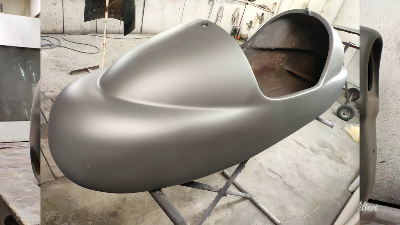 Jawa 354 sidecar ruberoid coating