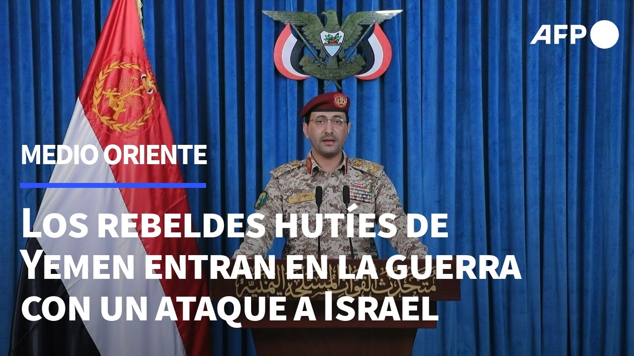 Los rebeldes hut&iacute;es de Yemen entran en la guerra con un ataque a Israel | AFP