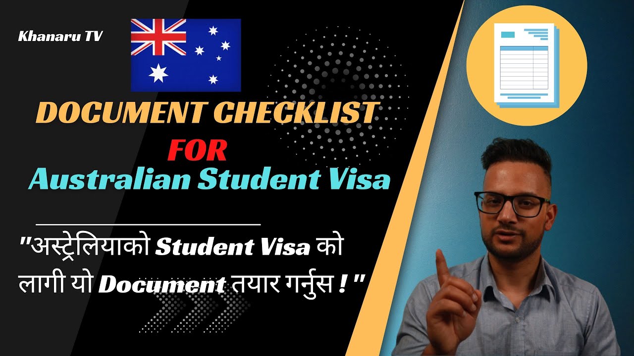 Document Checklist for Australian Student Visa from Japan #nepal #australia #studentvisa #japan