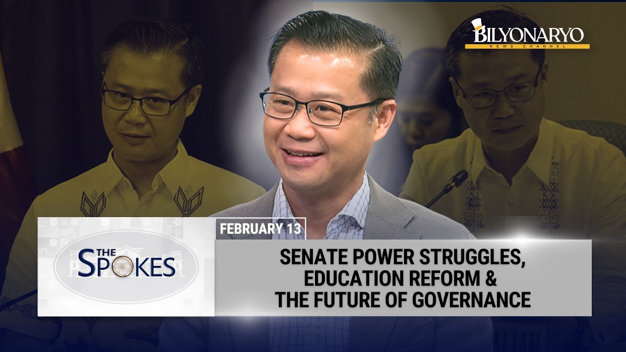 The Spokes: Sherwin Gatchalian on Senate Power Struggles, Education Reform & Political Dynasty