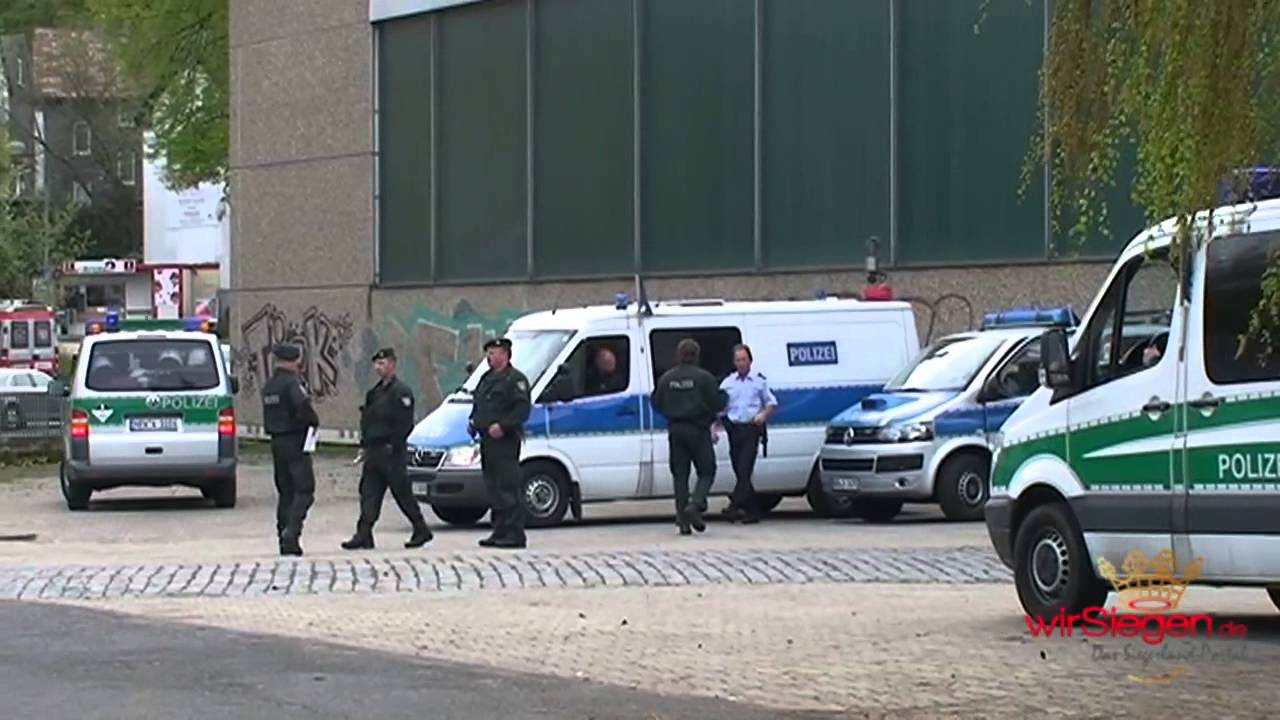 Polizei-Großaufgebot wegen 