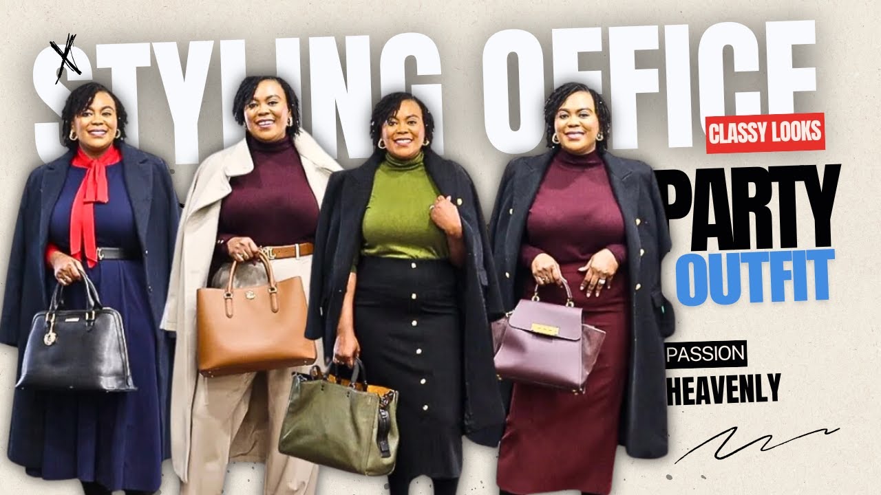 Relatable Holiday Outfit Inspo for Work | Styling Office Party Outfits | Classy Holiday Looks