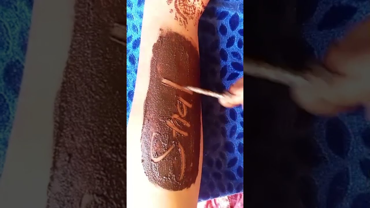 “Mere Subscriber Ka Naam Mehndi Se Haath Par ❤️ | Comment Karo Apna Naam | Viral Mehndi Art”