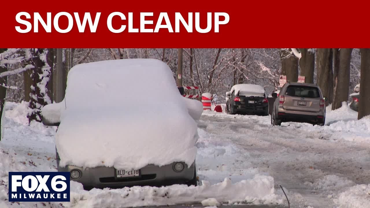 Milwaukee snow cleanup continues after winter storm | FOX6 News Milwaukee
