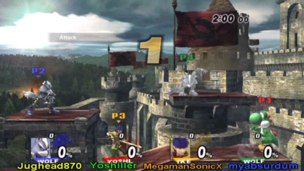 Yoshiller SSBB match 31: Against Jughead870, MegamanSonicX, and myabsurdum