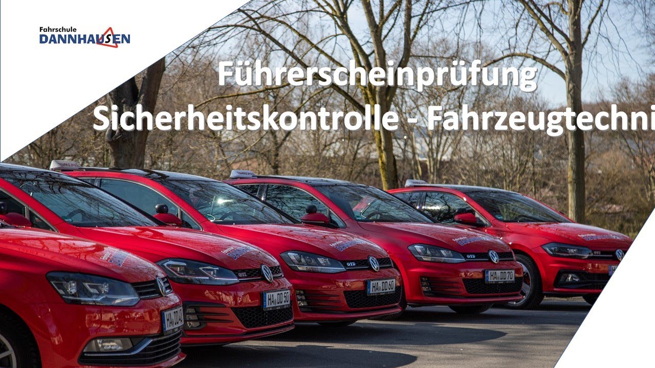 Führerscheinprüfung Sicherheitskontrolle  Fahrzeugtechnik | Fahrschule Dannhausen Hagen Hohenlimburg