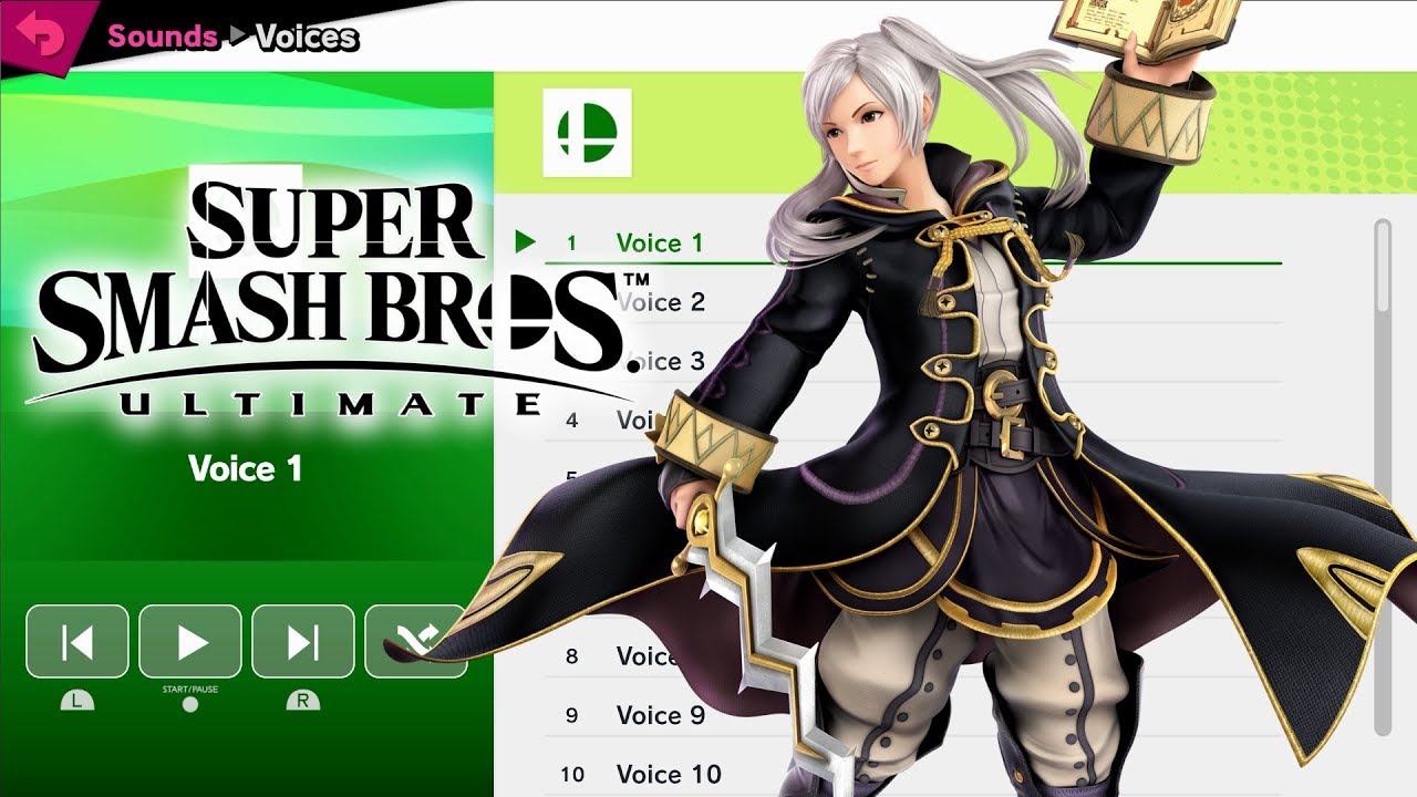 Robin (Female) Voices - Super Smash Bros Ultimate
