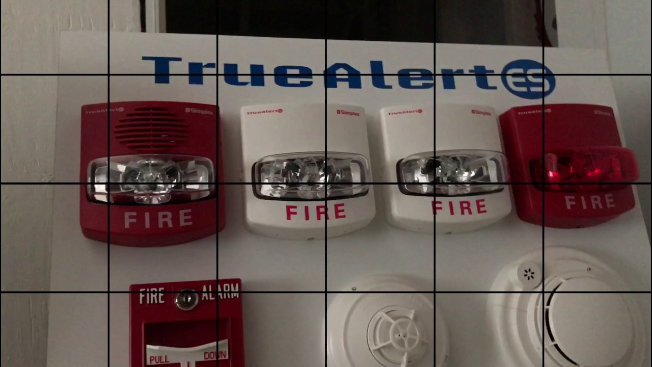 Demo af a new simplex 4007ES fire alarm control panel