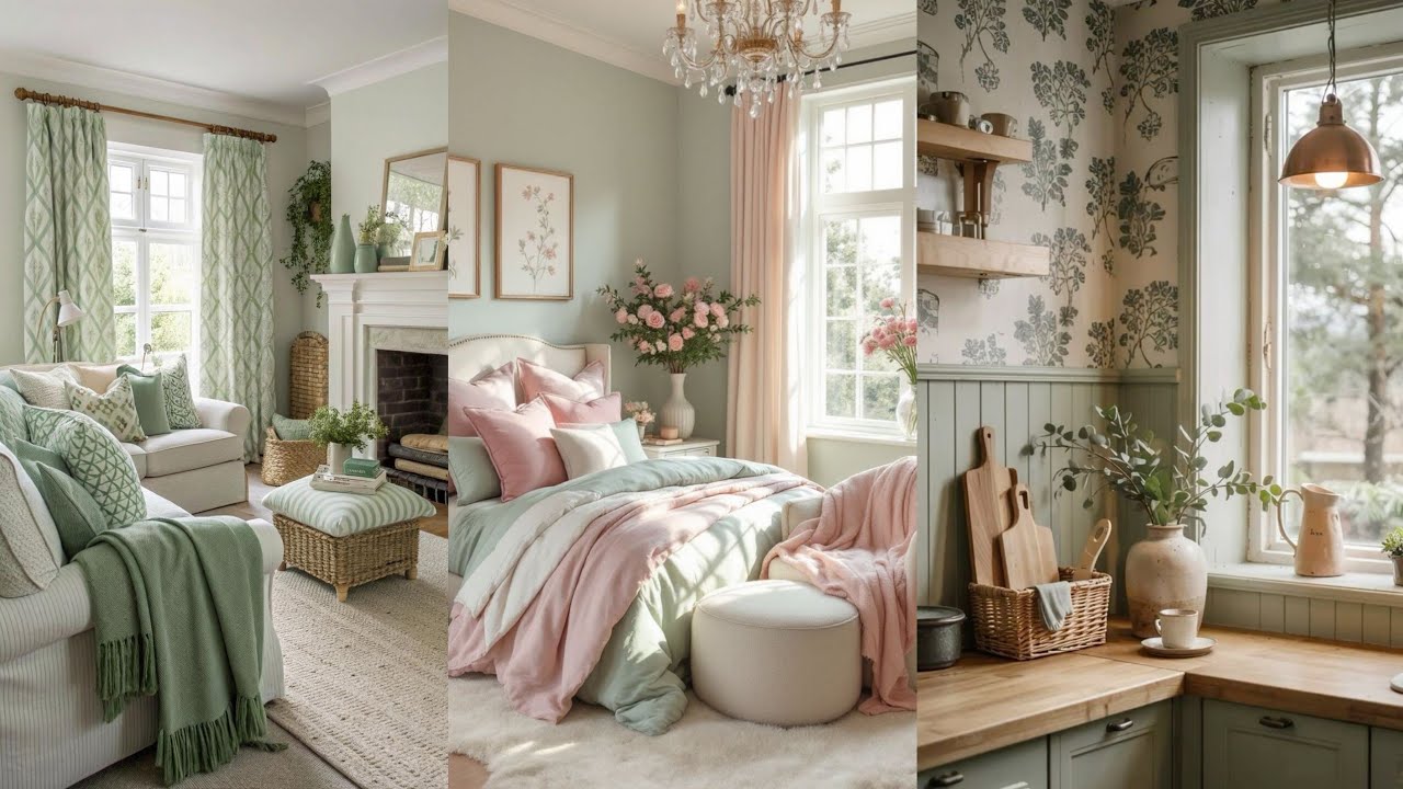 🍀 STYLED My Tiny Home Without Buying Anything New | Thrifted Decor in Sage Green Home Decoration 🍀