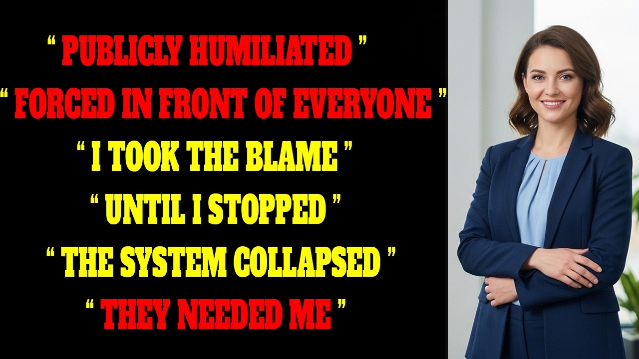 My Manager Forced Me to Apologize for a Problem I Didn’t Cause — So I Stopped Holding Everything.