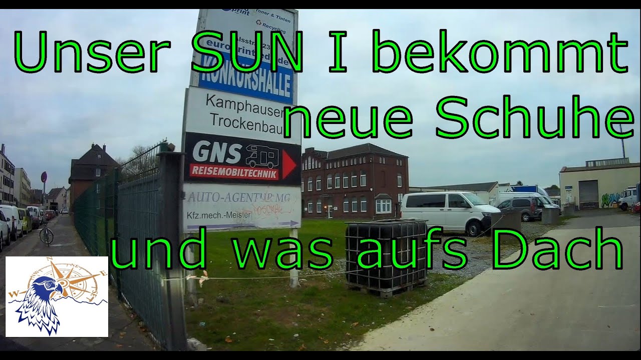 Mehr Solarplatten aufs Dach, zusammen dann 830 Watt Leistung und neue Schuhe für unser Wohnmobil