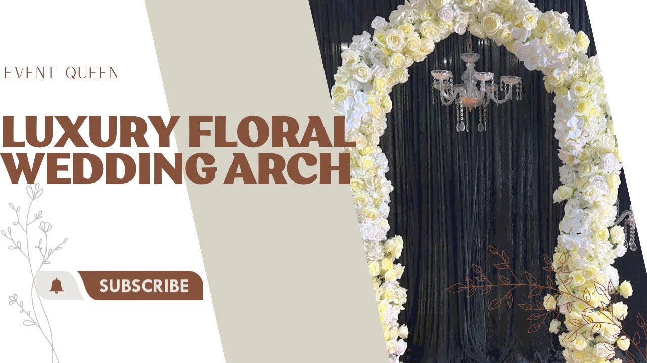 Luxury Floral Wedding Arch