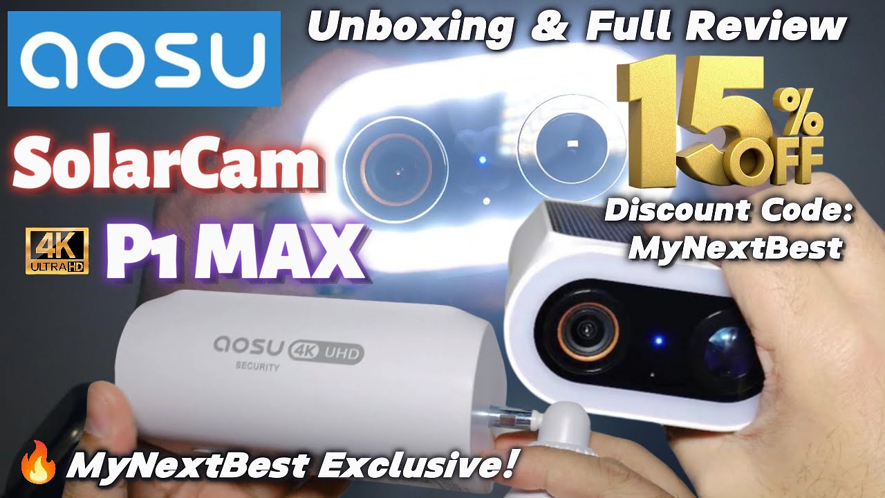 🔥 aosu 4K SolarCam P1 Max Awesome & Affordable 😲@aosulifeofficial #aosu #homesecurity #viralvideo