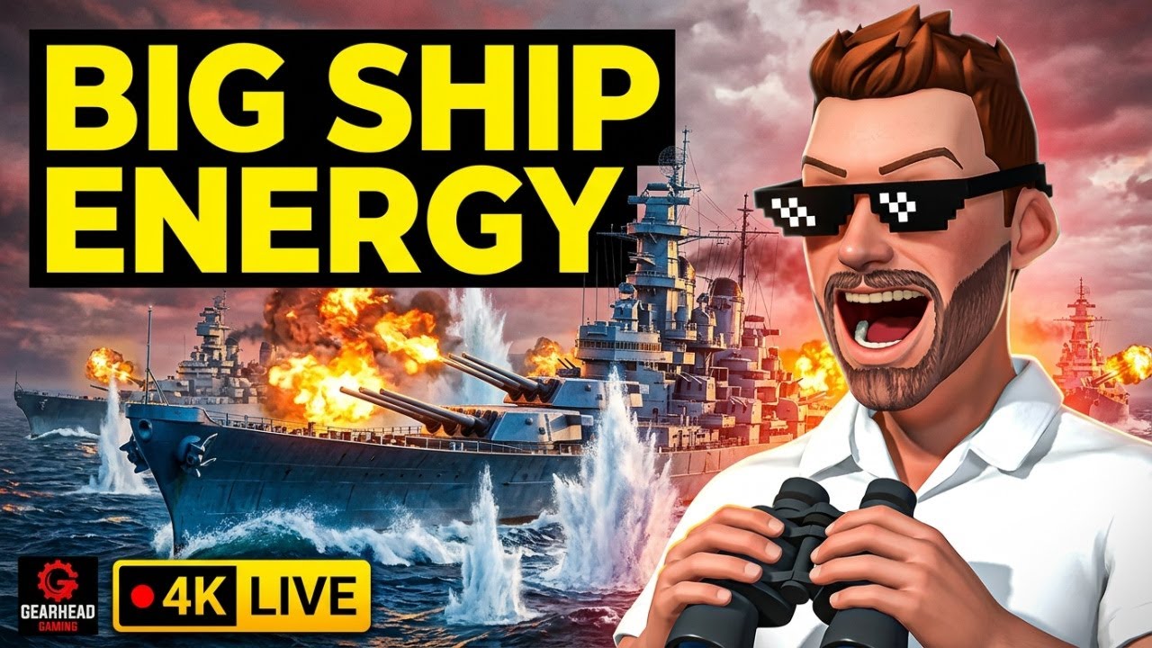 🔴 World of Warships LIVE — Tactical Seas & Big Ship Energy with Captain Gearhead