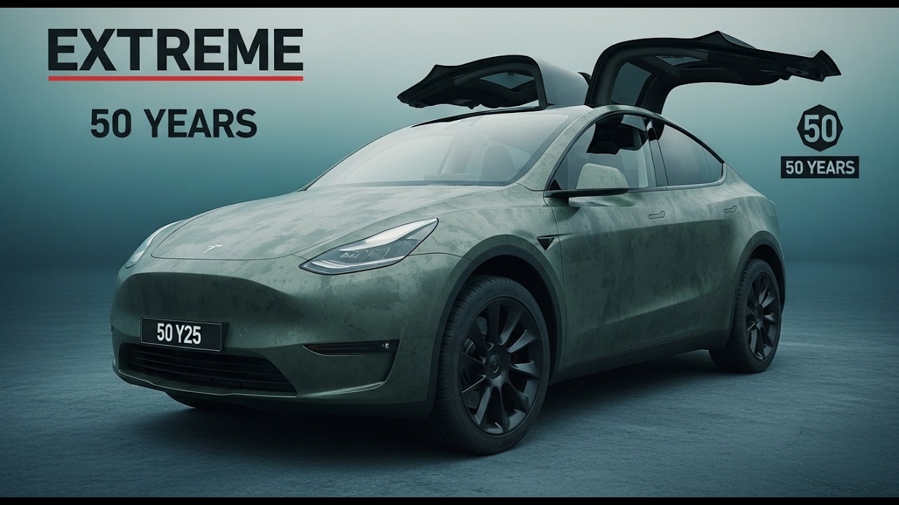Extreme Restoration — Tesla Model Y Military 2025 Submerged 50 Years to Elite