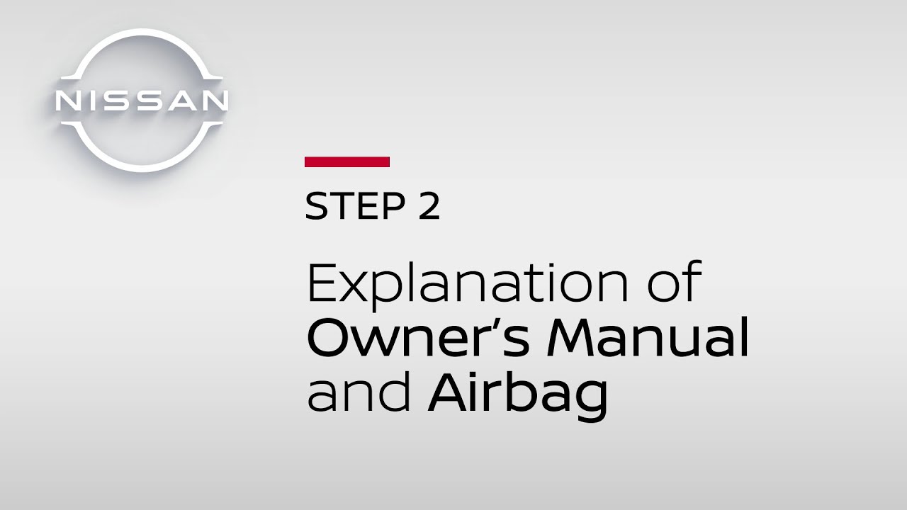 Training Material for NDDC Step 2 (Owner's Manual | SRS Airbag | What to do in an Emergency)