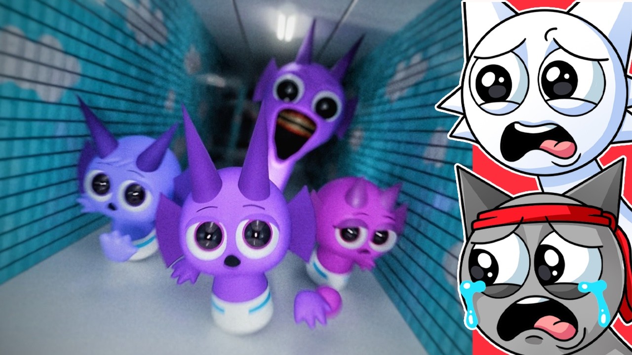 Beb&eacute;s Sprunki se encuentra con Horror Durple!
