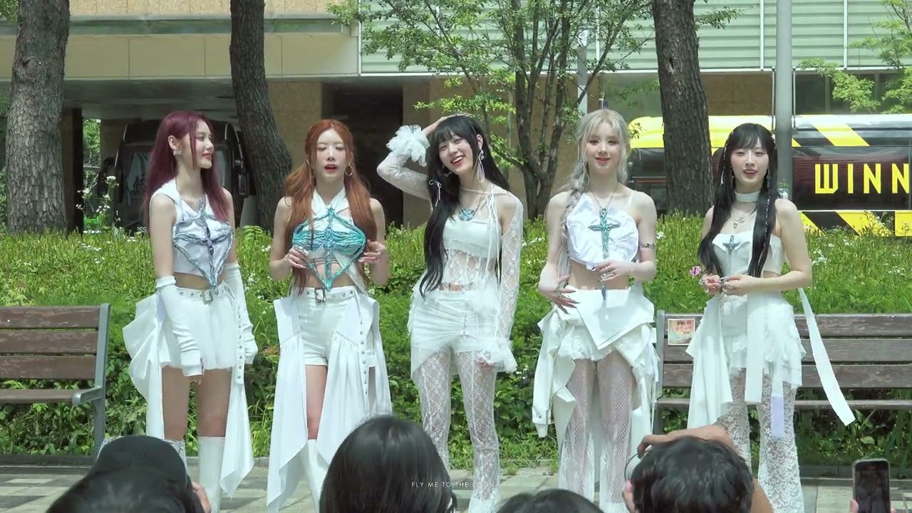 240601 상암에 나타난 5명의 virtual angel : ARTMS 음악중심 사전녹화 후 미니팬미팅 직캠