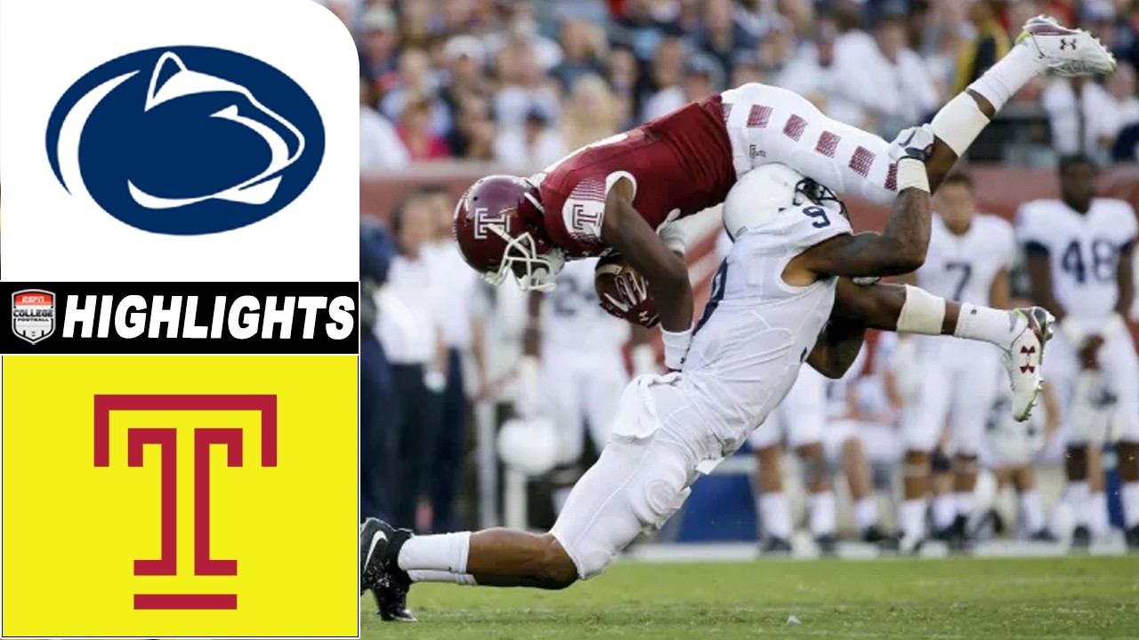 Temple Owls против Penn State Nittany Lions | Полный обзор игры | 12 сентября 2026 г. | NCAAF Фут...