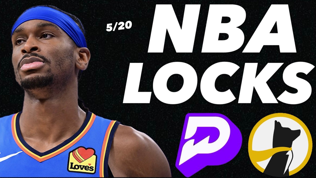 PRIZEPICKS NBA PLAYOFFS WEDNESDAY 5/20/26 - FREE PICKS!!!  (6-0 RUN!!!) - BEST PLAYER PROPS - TODAY