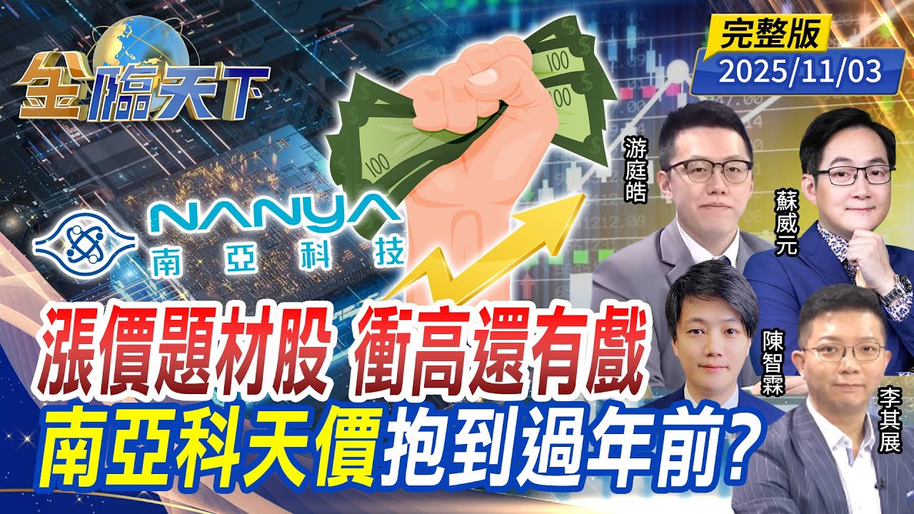 漲價題材股 衝高還有戲 南亞科天價 抱到過年前？ft.