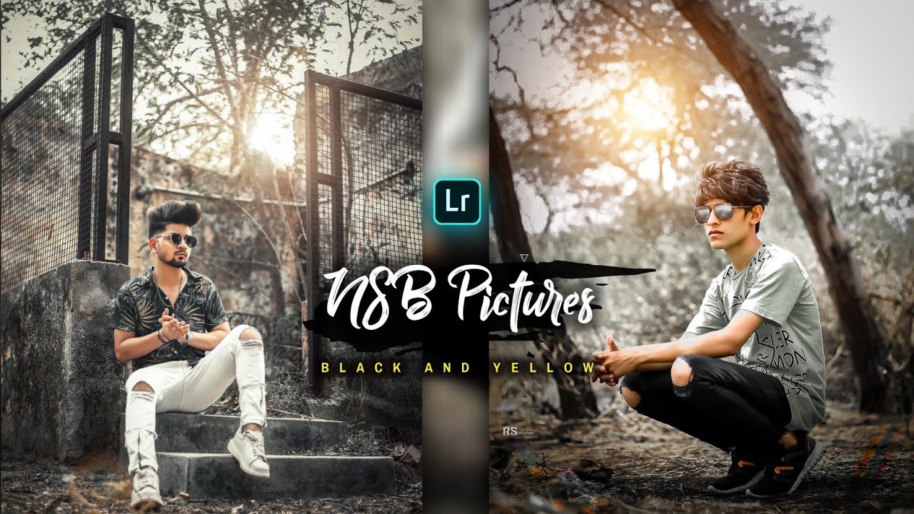 Nsb Pictures - Black And Yellow Tone Lightroom Editing||Lightroom Mobile Tutorial || SAHA SOCIAL
