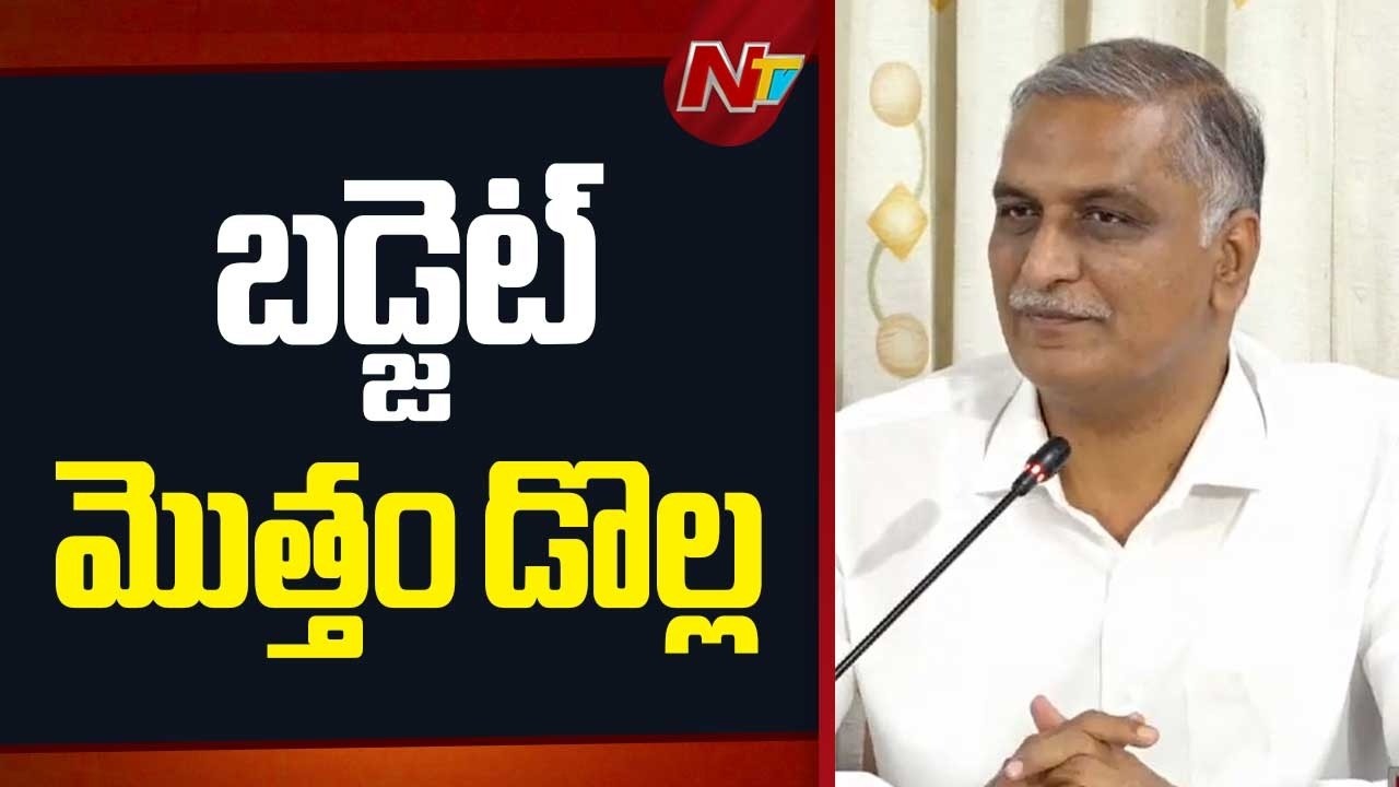 క్యూర్ ,రేర్ ,వ్యూర్ పేరుతో మూడు ముక్కలాట ఆడుతున్నారు |Harish Rao Comments on Telangana Budget | NTV
