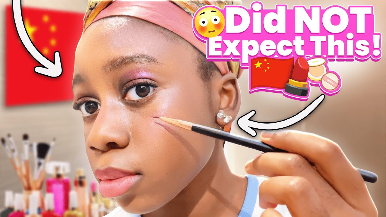 I Tried Chinese Makeup 🇨🇳 | First Impressions