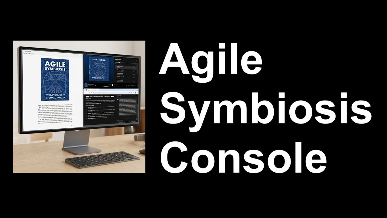 Agile Symbiosis Console Demo: A Prompt-Native Application for Career Strategy in the Age of AI