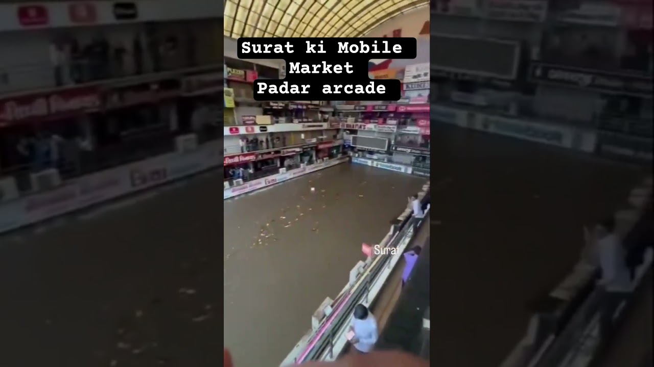 Surat Flood 😞Surat Mobile Market 😱 Podar Arcade 😨😨😨#trending #ytshorts #shorts #youtubeshorts