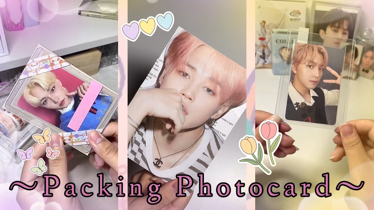 🌷 Packing Photocard Kpop [asmr] #12